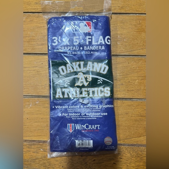 Wincraft Other - Oakland Athletics MLB Blue Deluxe 3' x 5' Flag Wincraft​